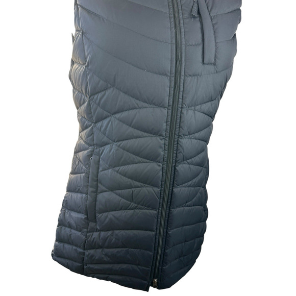 NWT Duluth Women's Cold Faithful Down Tunic Vest Full Zip Puffer in Black Medium - Picture 6 of 15